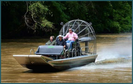Airboat tours on the Tug River